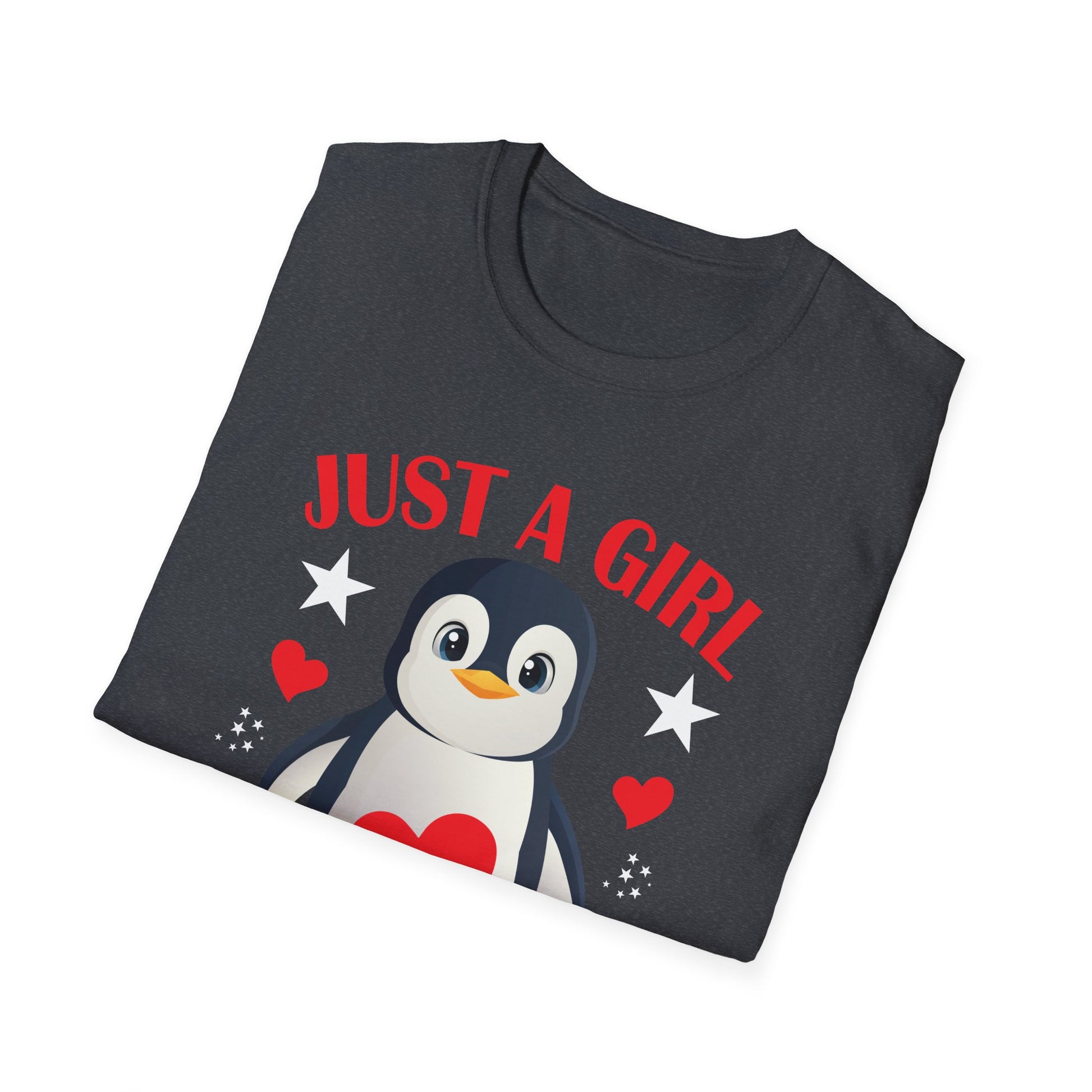Funny Penguin Animal Just A Girl Who Loves Penguins Unisex T-Shirt