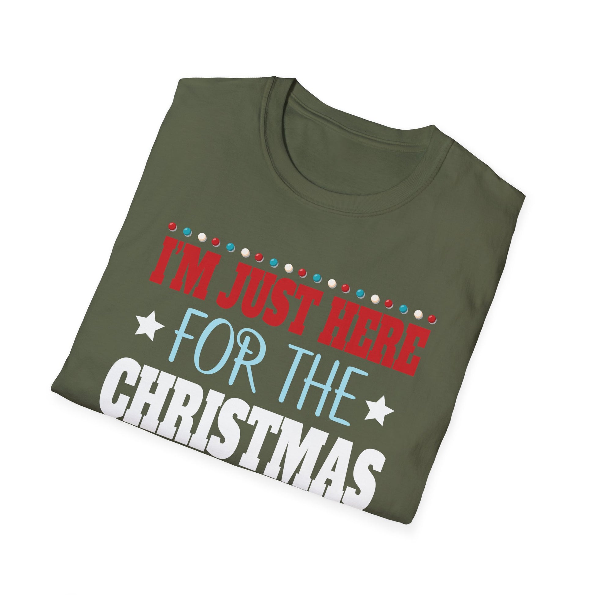 Christmas Cookies T-Shirt — "I'm Just Here for the Christmas Cookies" Holiday Tee