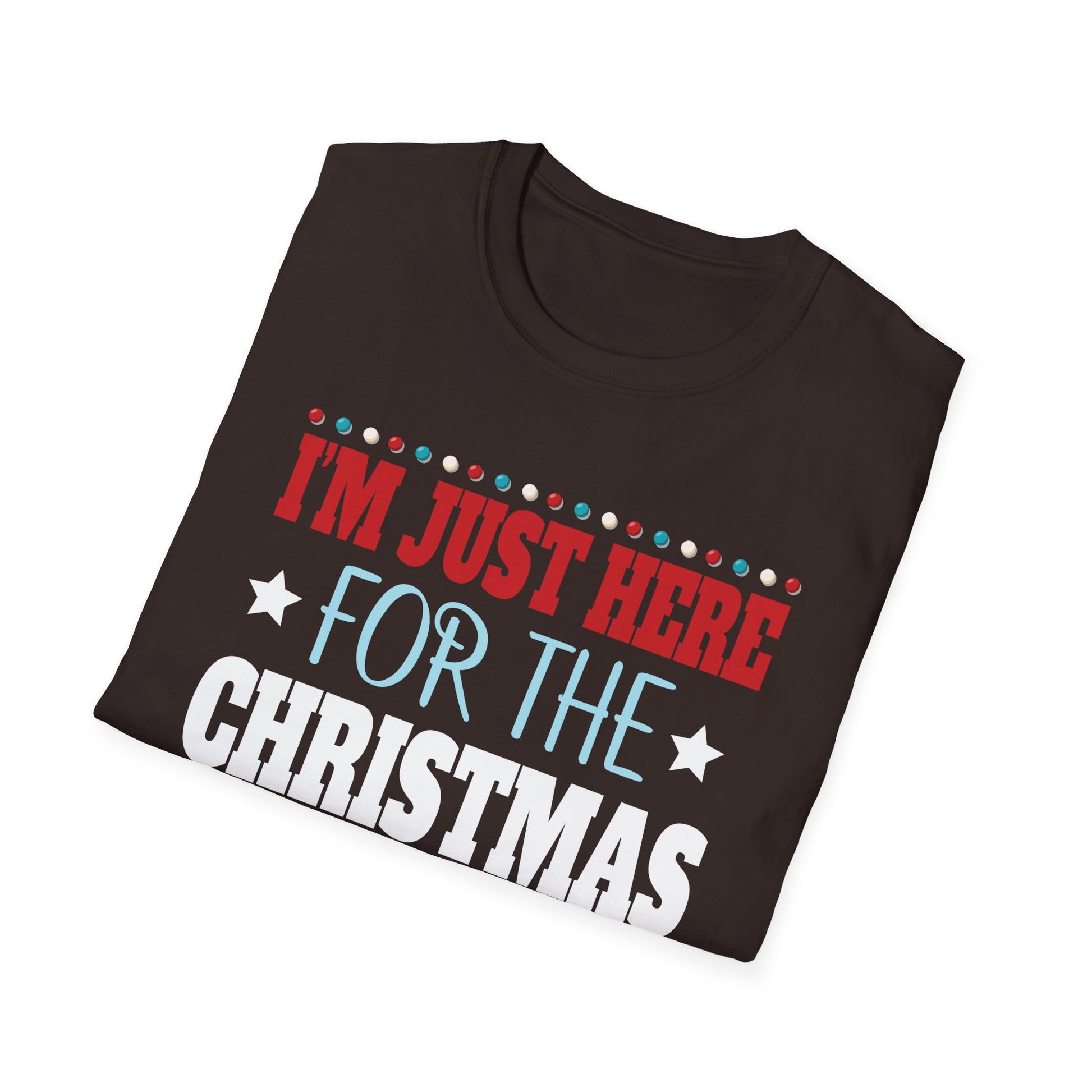 Christmas Cookies T-Shirt — "I'm Just Here for the Christmas Cookies" Holiday Tee