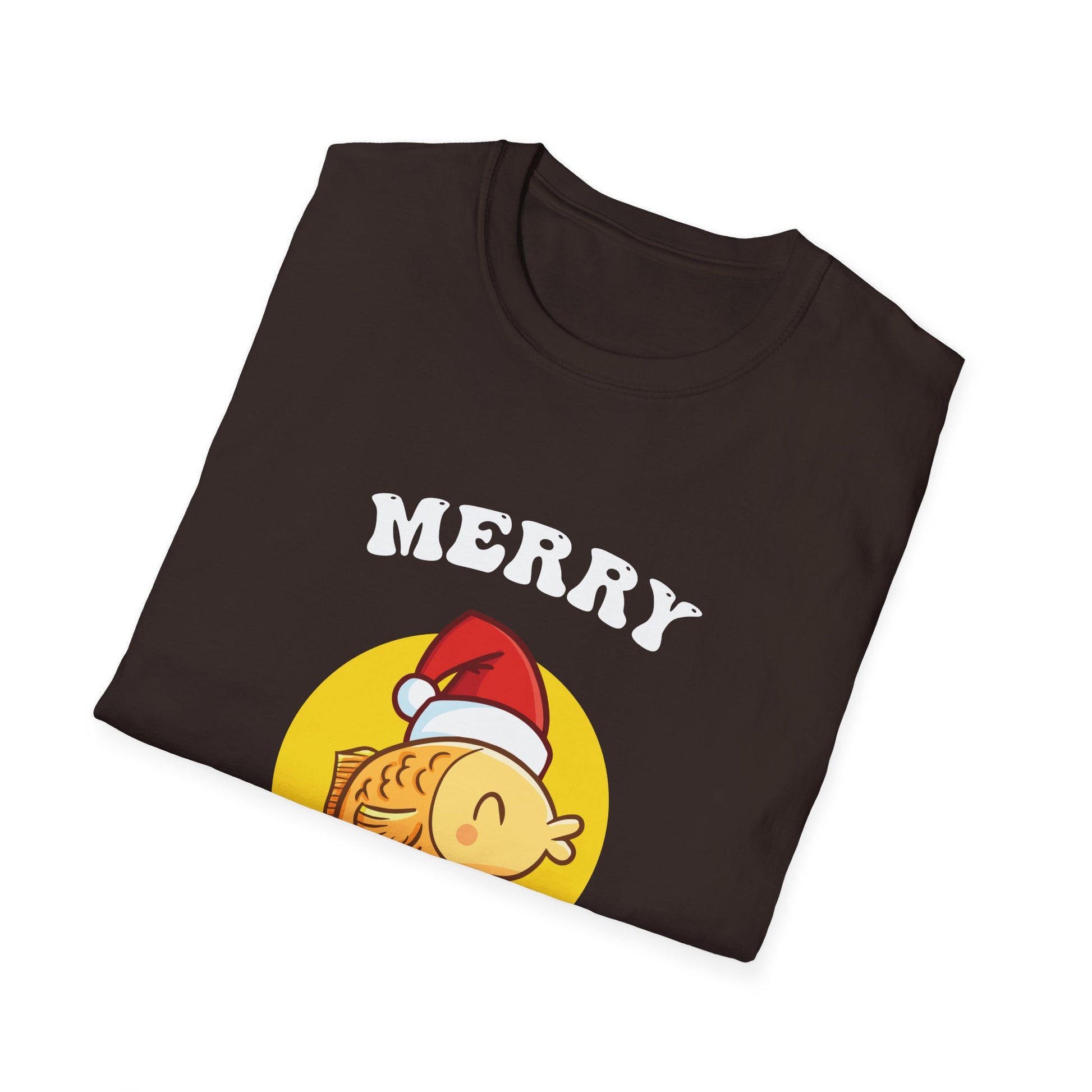 Fishmas T-Shirt — Merry Fishmas Cute Fish Santa Holiday Tee