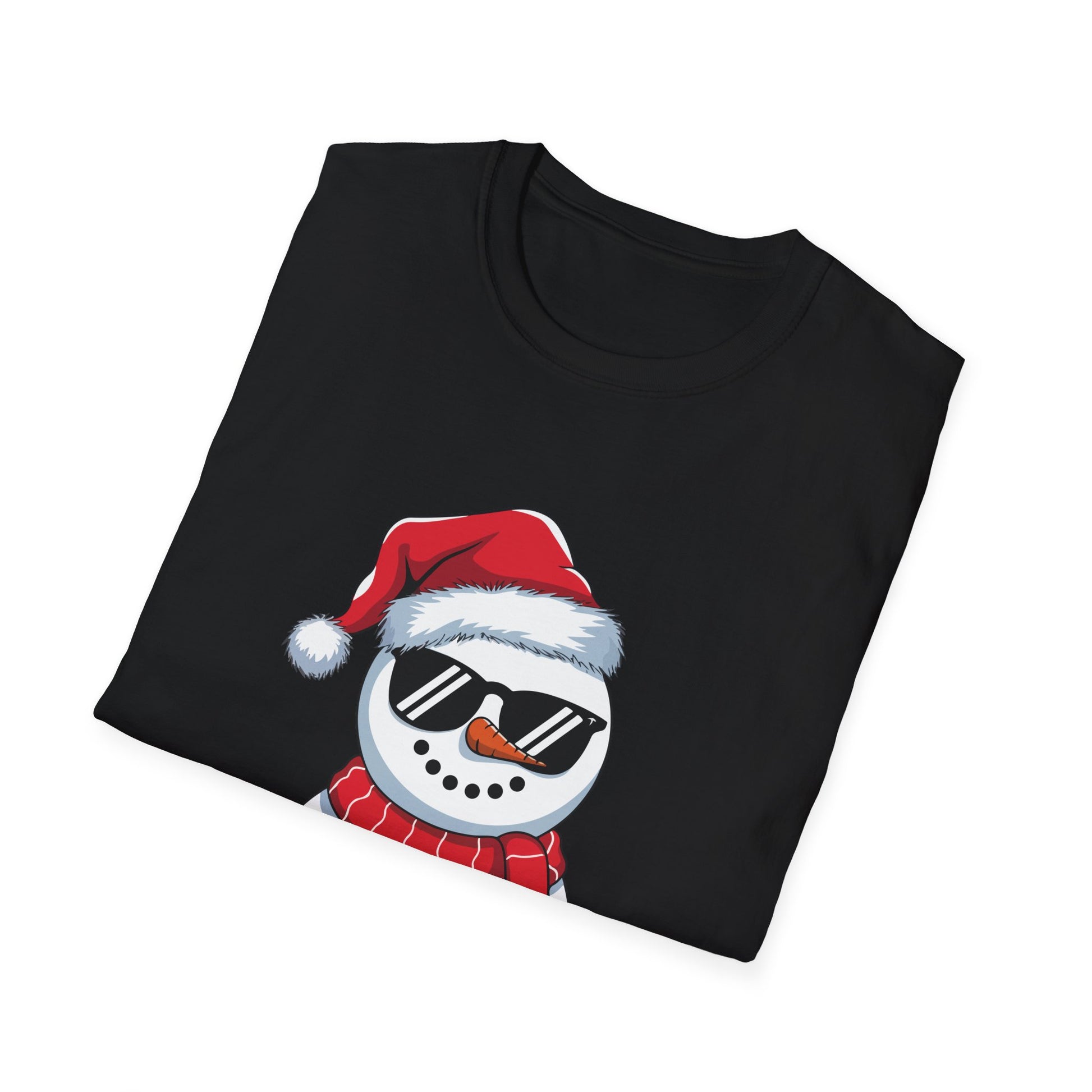 Snowman Santa T-Shirt — Cool Sunglasses Holiday Tee