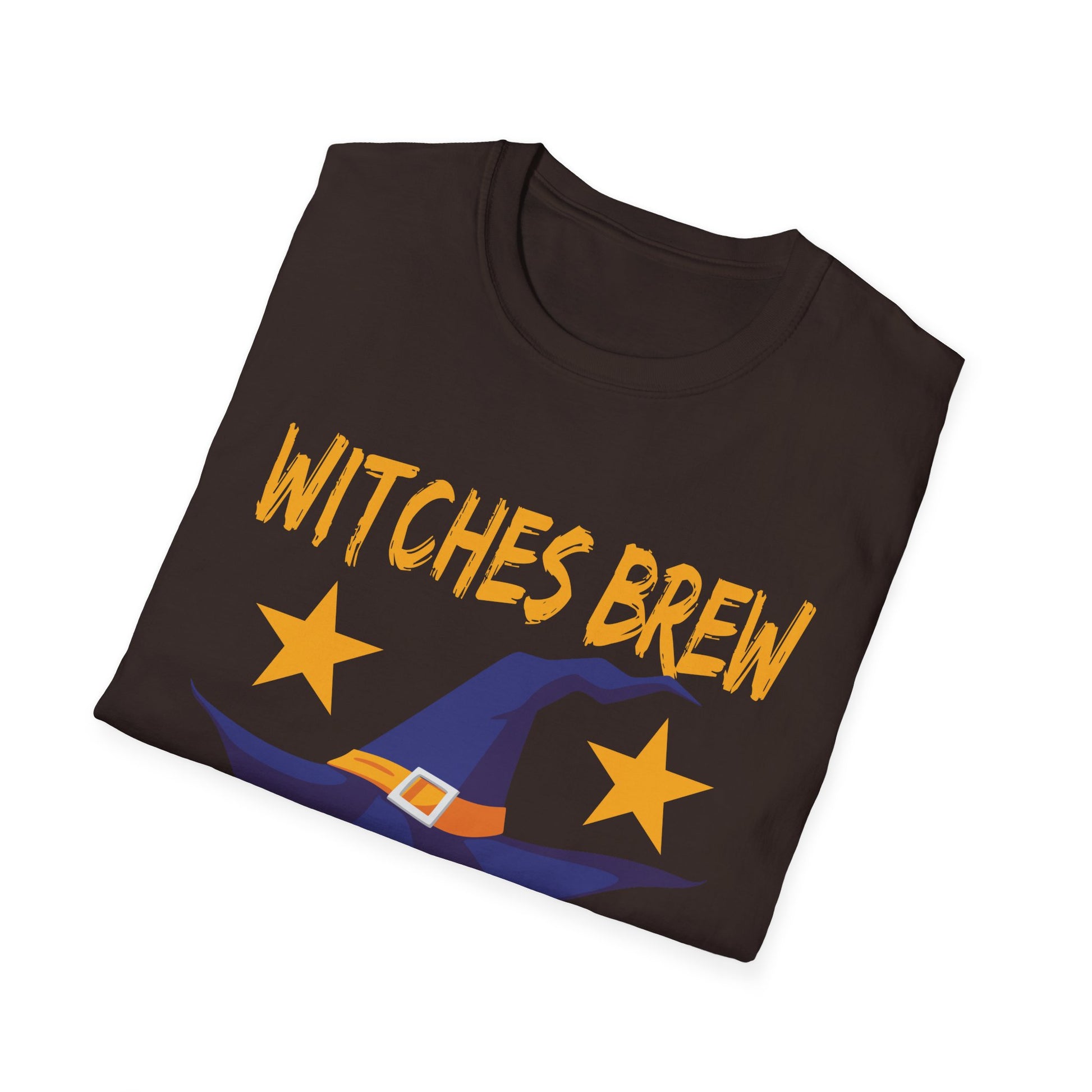 Witches Brew Coffee Co. T-Shirt – Halloween Witch Hat Graphic Tee