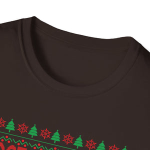 Most Likely To Decorate Her Dog Yorkie Christmas Pajamas Unisex Softstyle T-Shirt