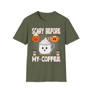 Halloween Coffee T‑Shirt — 