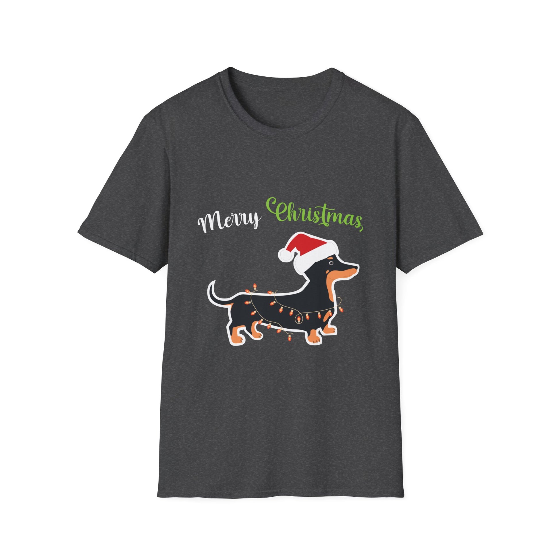 Dachshund Christmas T-Shirt — Merry Christmas Sausage Dog Tee