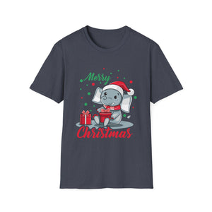 Christmas Elephant - Sweet Christmas Animals Unisex T-Shirt