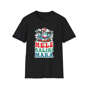 Mele Kalikimaka Shirt For Women Hawaiian Hawaii Christmas T-Shirt