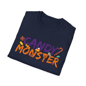 Candy Monster - Creepy Halloween Candy - Halloween tee