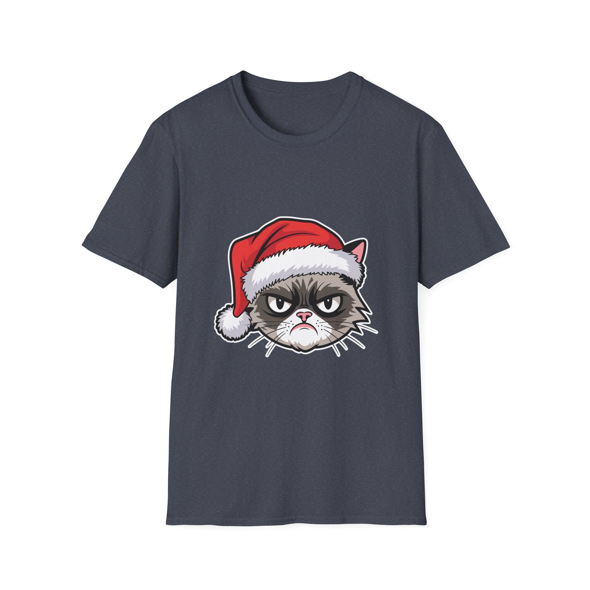 Cat Ugly Christmas Funny Merry Christmas Cat Hate Christmas Unisex T-Shirt