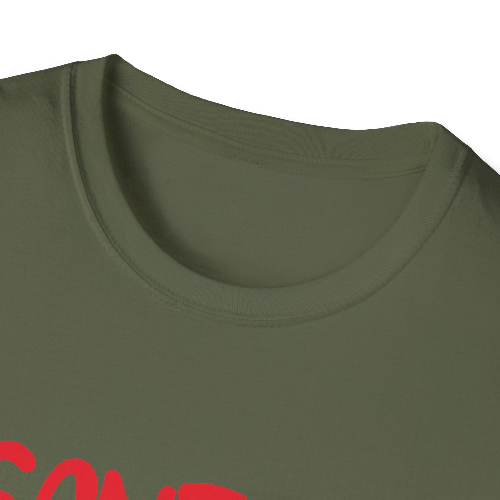 Santa's Favorite T-Shirt — Funny Christmas Tee with Santa in Chimney