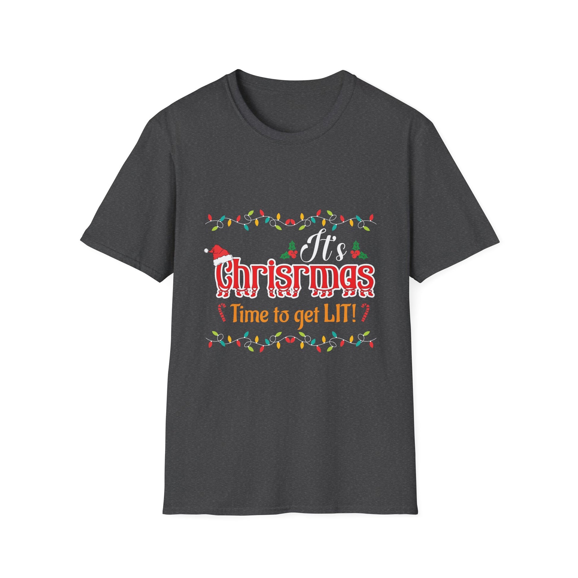 Rabbit Christmas Family Bunny Christmas Hoppy Christmas T-Shirt-productor-mockup