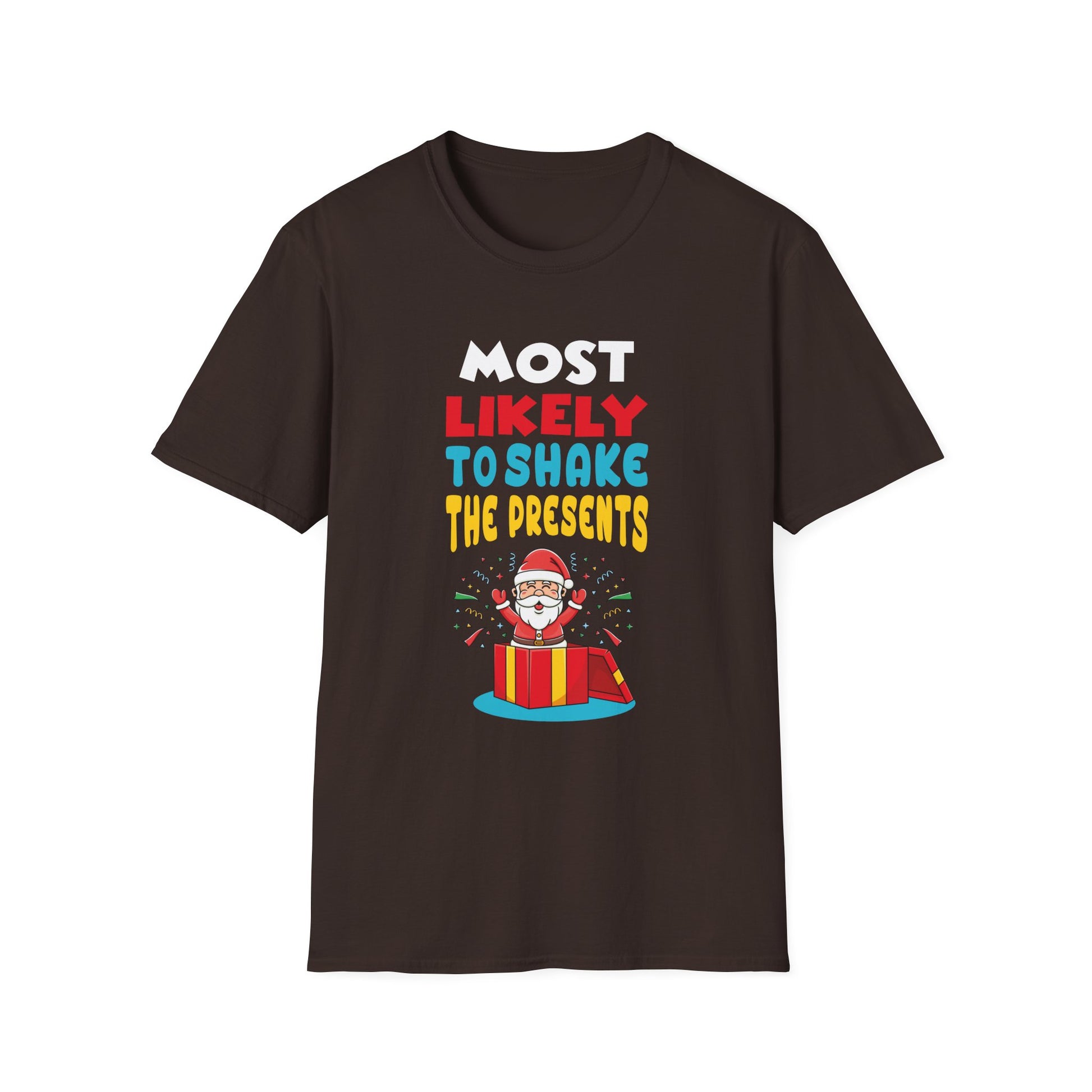Most Likely To Shake The Presents Funny Christmas Family T-Shirt