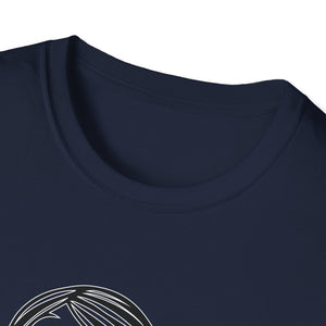 Gothic Line Art Girl T-Shirt