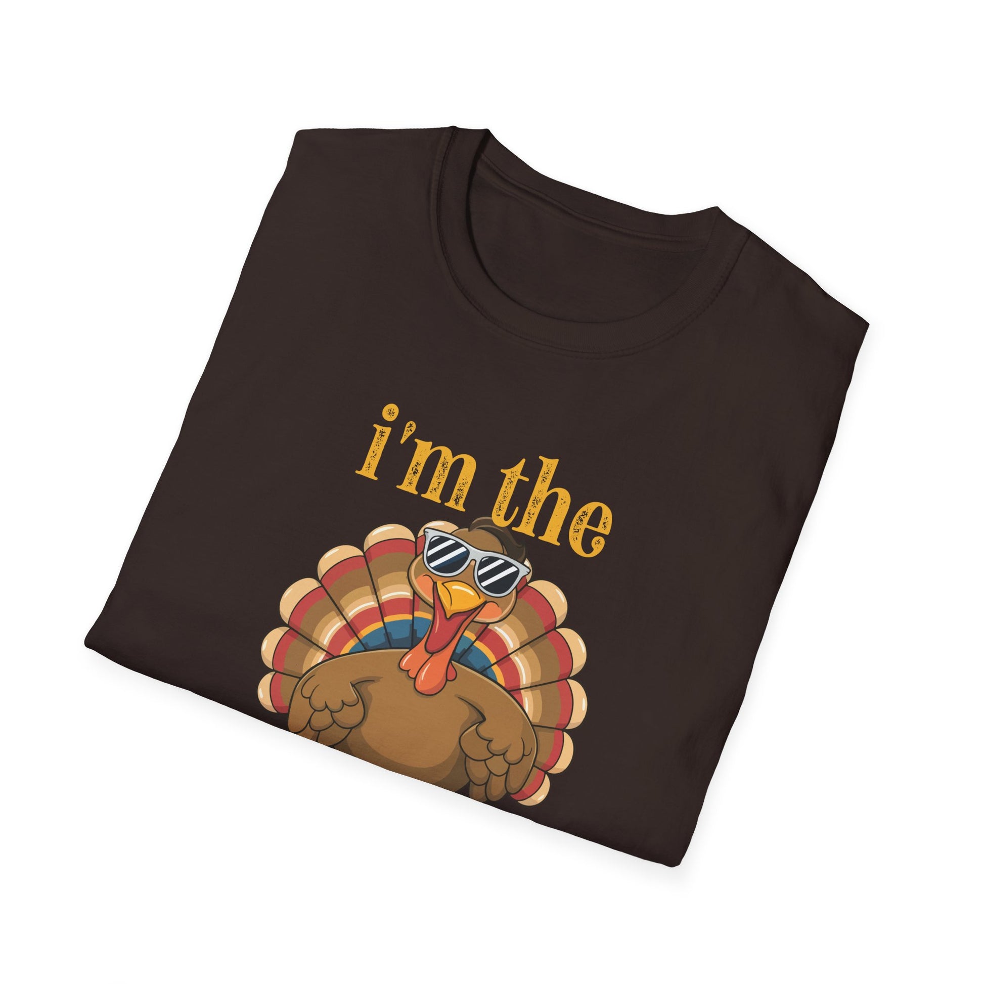 Family Matching Thanksgiving Outfits _ Gifts Sexy Turkey Thanksgiving T-Shirt_ Unisex-Adults_ Black_ Small_ Short Sleeve  Unisex T-Shirt