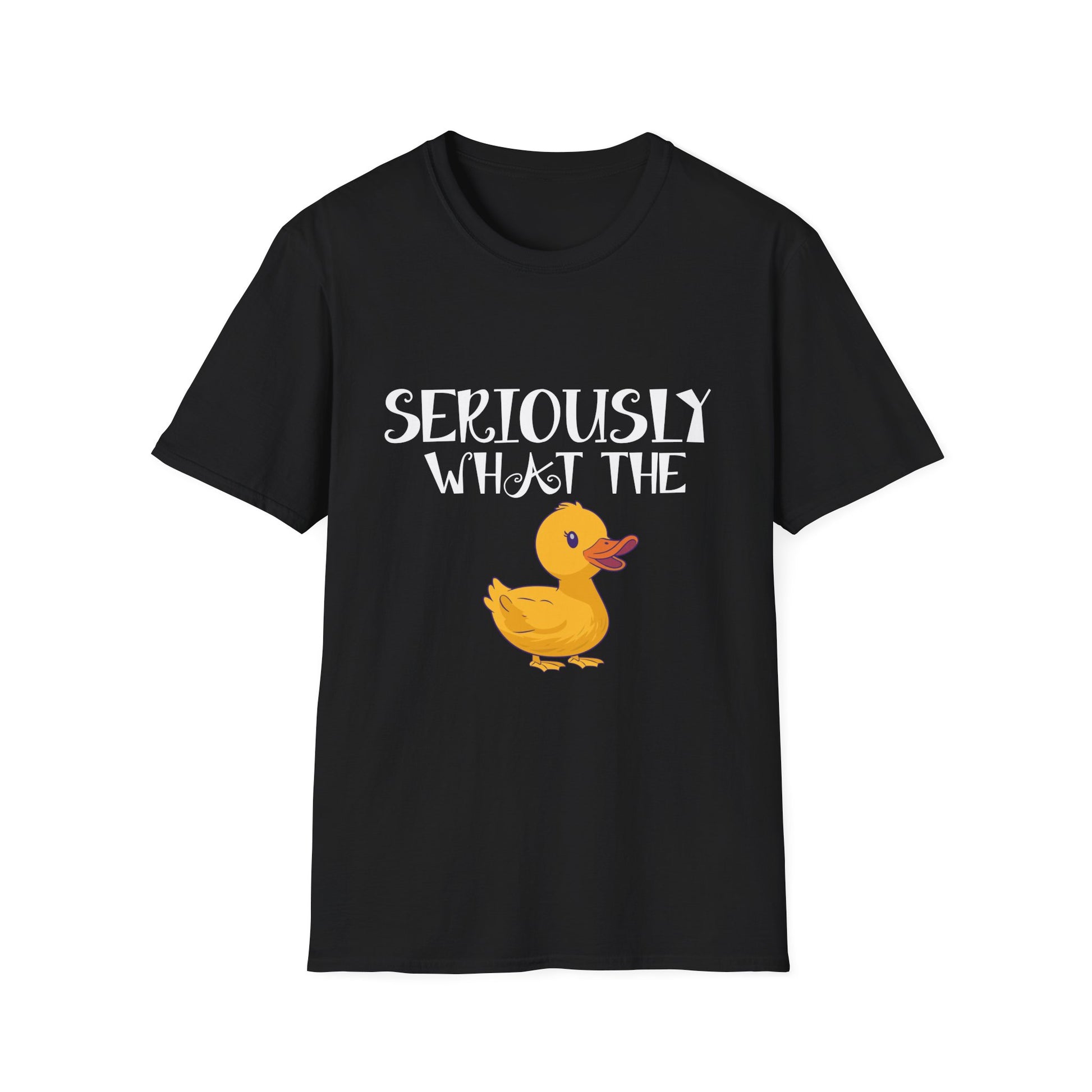 Seriously What The Duck T-Shirt – Funny Rubber Duck Graphic Tee