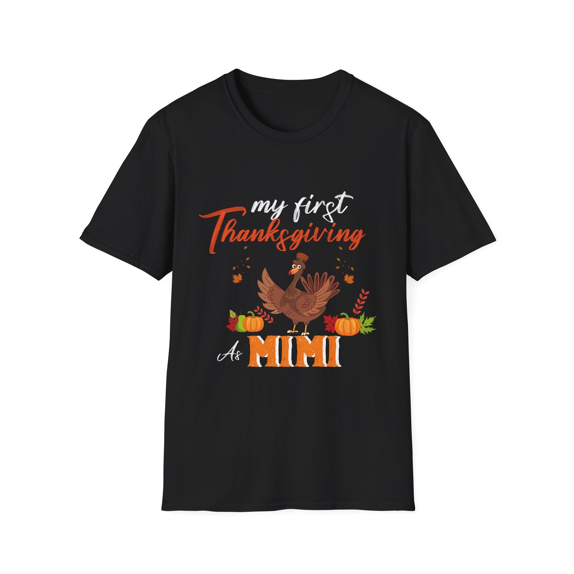 My First Thanksgiving as Mimi T-Shirt — Baby’s First Thanksgiving Holiday Tee