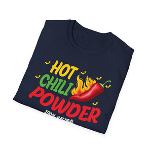 Hot Chili Powder Graphic Tee — Spicy Pepper Vintage-Style T-Shirt