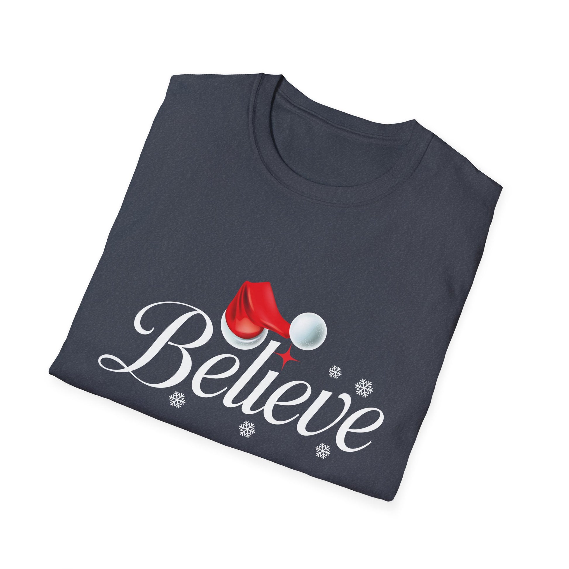 Believe Christmas Shirt Xmas Graphic  Christmas Vacation Unisex T-Shirt
