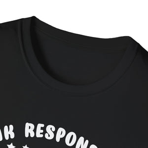 funny vintage dink responsibly don't get smashed pickleball Unisex T-Shirt