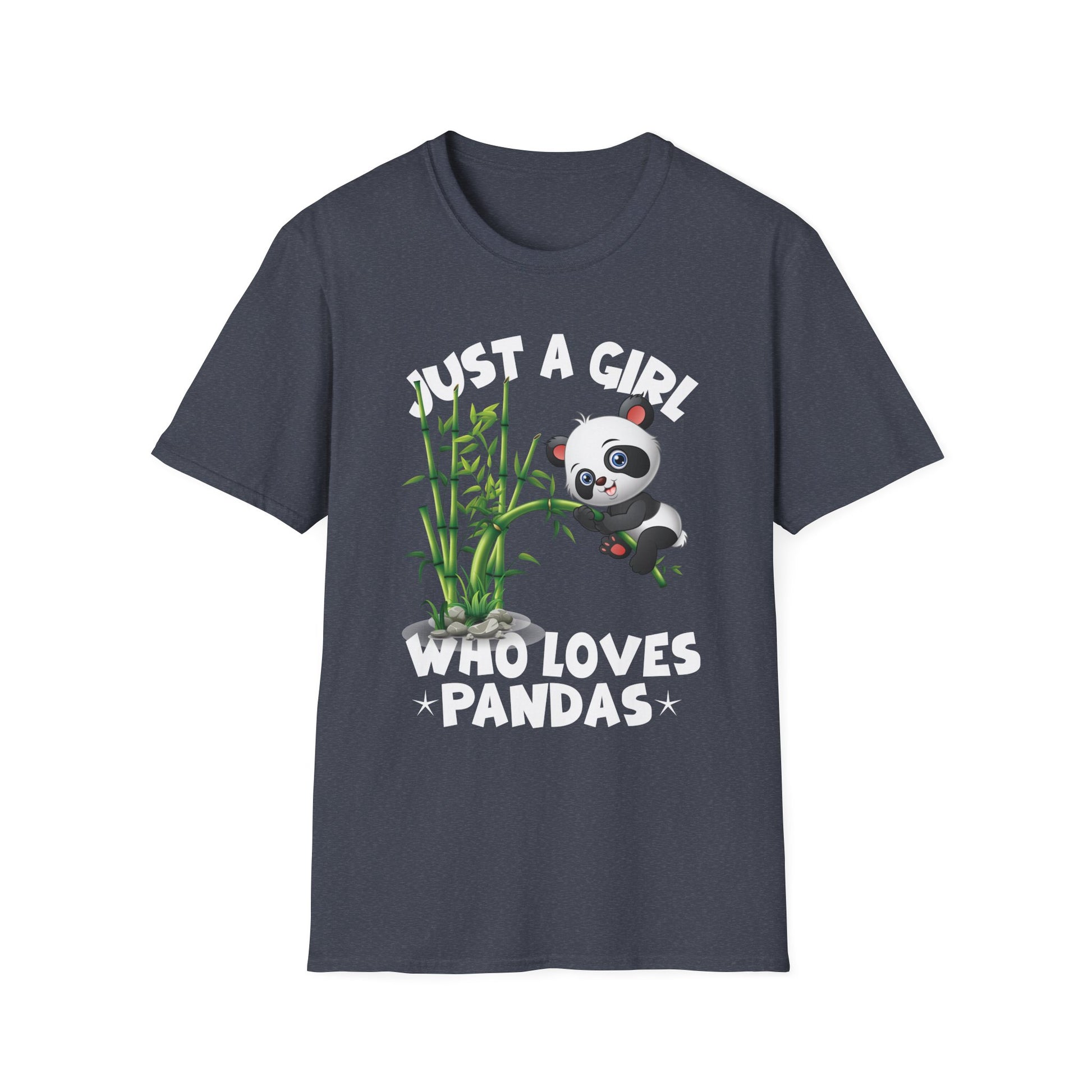 Just A Girl Who Loves Pandas Cute Kawaii Panda Girls Womens Unisex T-Shirt