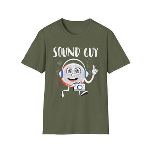 Sound Guy T-Shirt — Funny Audio Engineer Tee with Headphones & Mixer