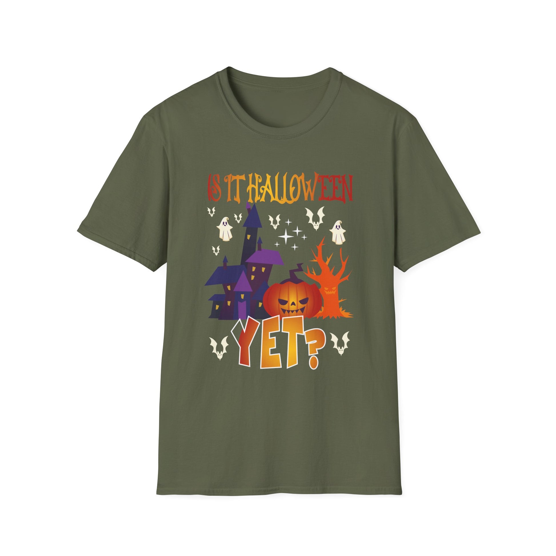 Is It Halloween Yet Halfway to Halloween Tee Unisex Softstyle T-Shirt