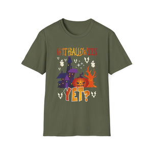 Is It Halloween Yet Halfway to Halloween Tee Unisex Softstyle T-Shirt