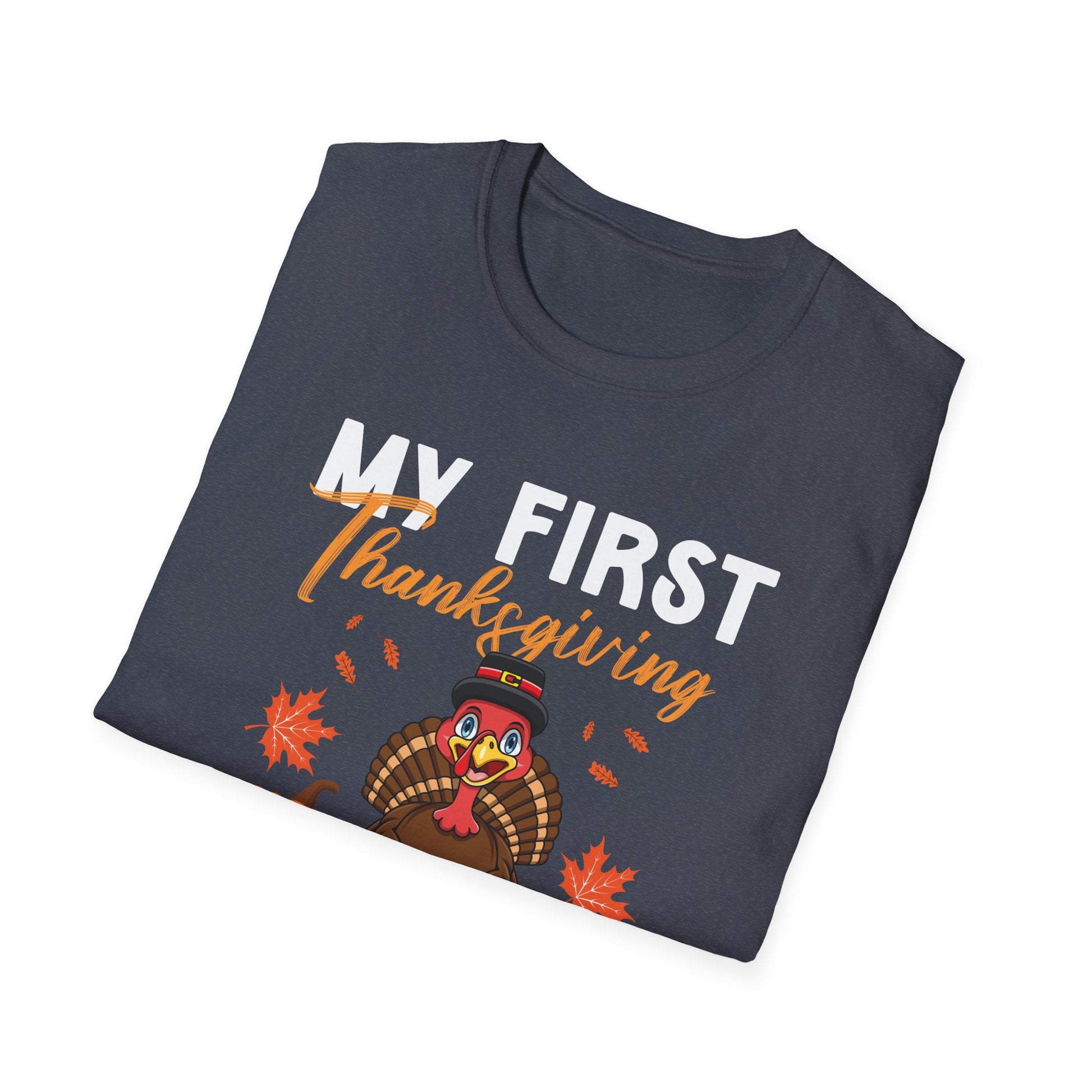 Thanksgiving T-Shirt for Grandma - My First Thanksgiving Design  Unisex T-Shirt