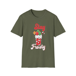 Christmas In July Stay Frosty Summer Hawaiian Christmas Unisex T-Shirt
