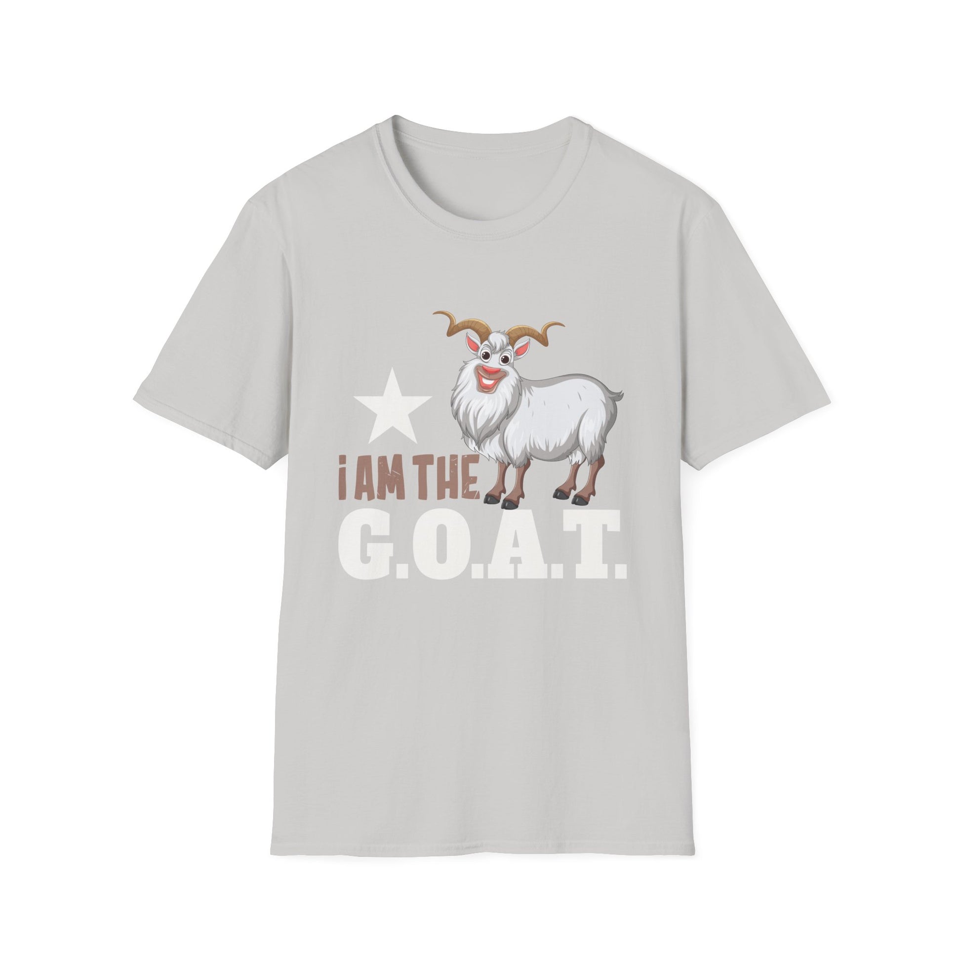 Unisex G.O.A.T. T-Shirt, Funny Goat Shirt, Animal Lover Gift, Casual Tee, Birthday Present, Goats Gift