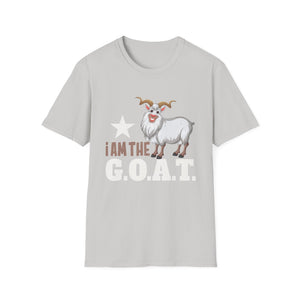 Unisex G.O.A.T. T-Shirt, Funny Goat Shirt, Animal Lover Gift, Casual Tee, Birthday Present, Goats Gift