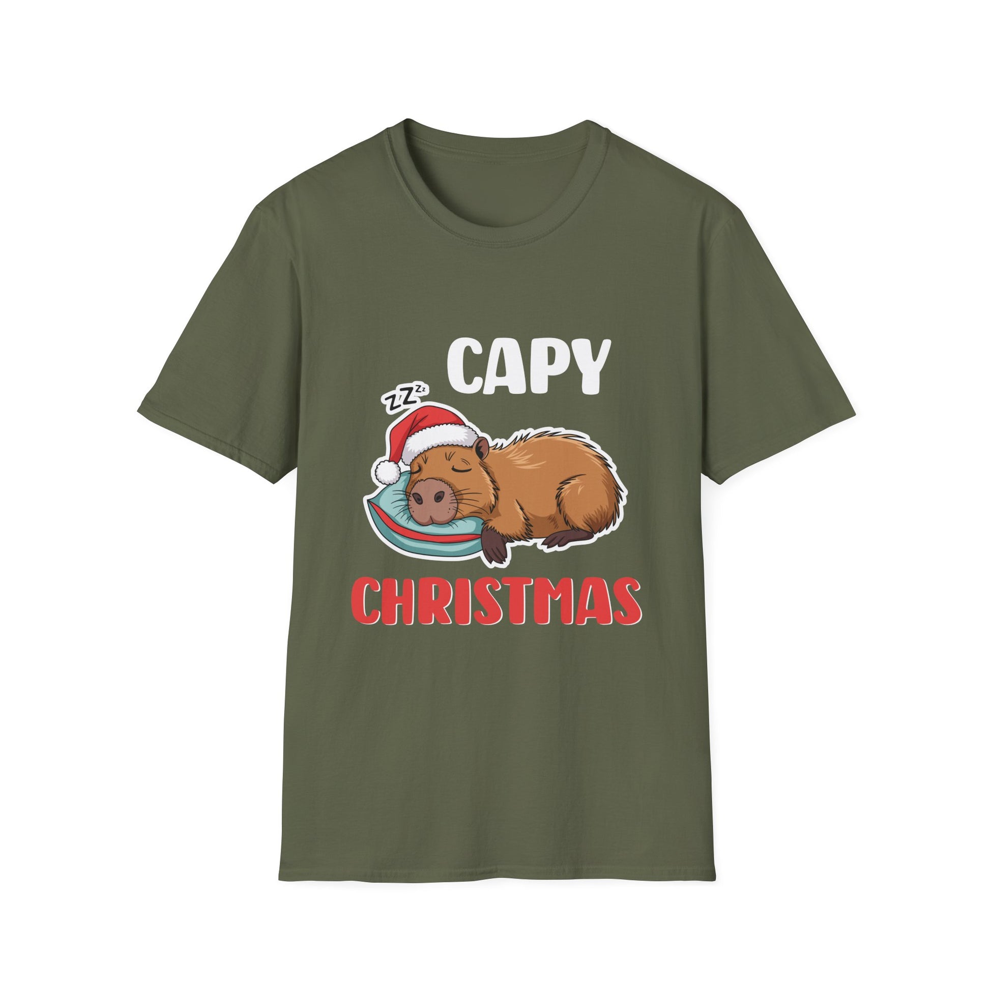 Capybara Christmas Unisex T-Shirt
