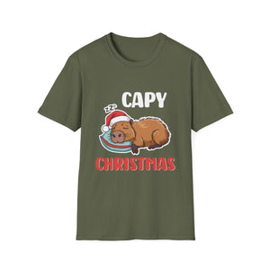 Capybara Christmas Unisex T-Shirt