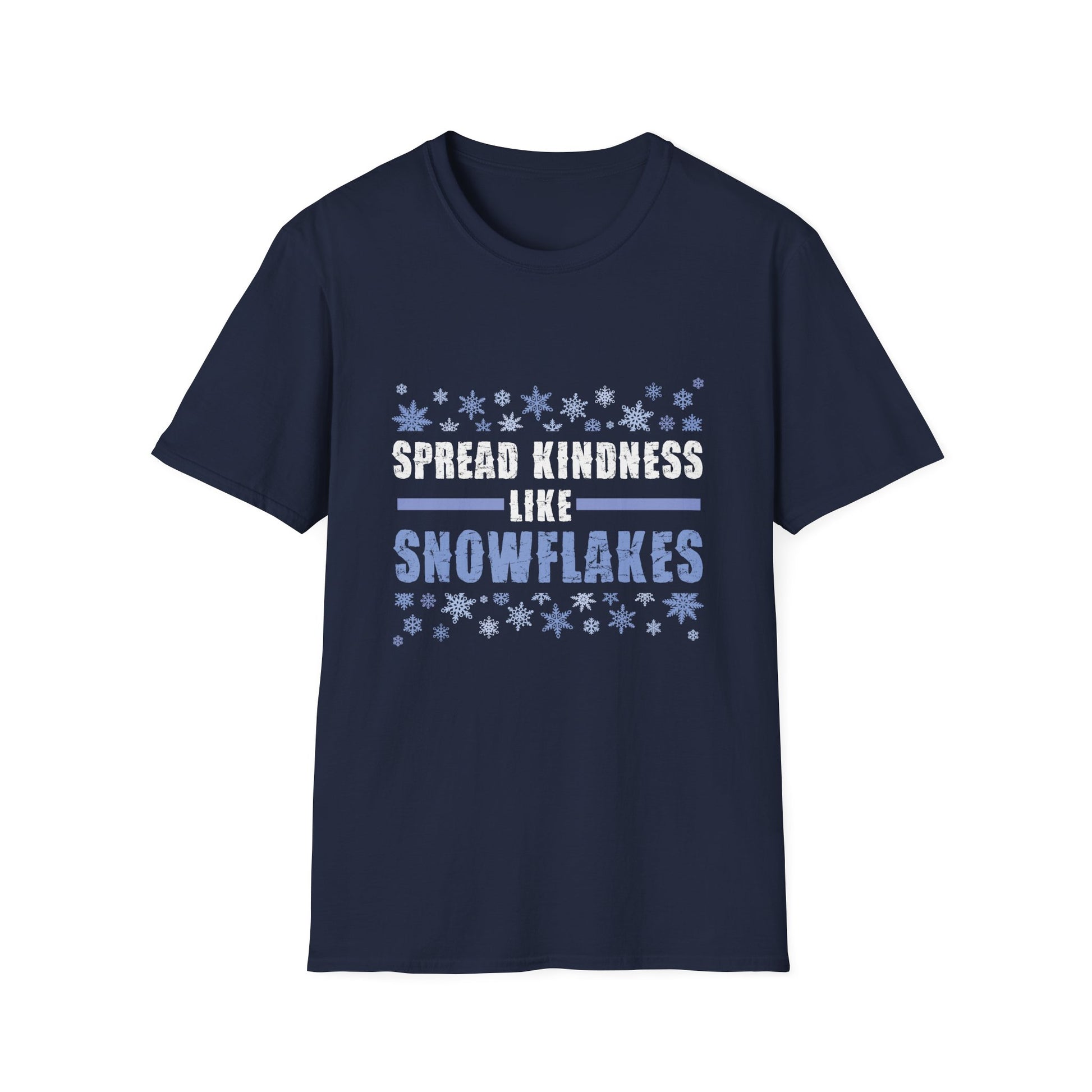 Xmas Themed Spread Kindness Like Snowflakes Merry Christmas T-Shirt