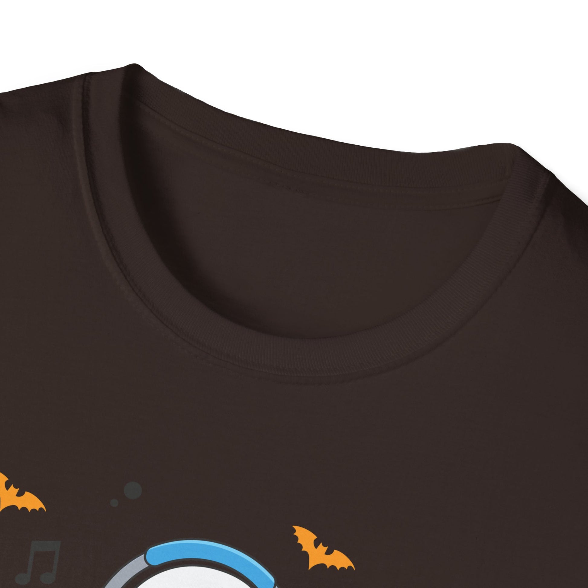 Ghost Producer T-Shirt — Cute Ghost with Headphones Halloween Music Tee