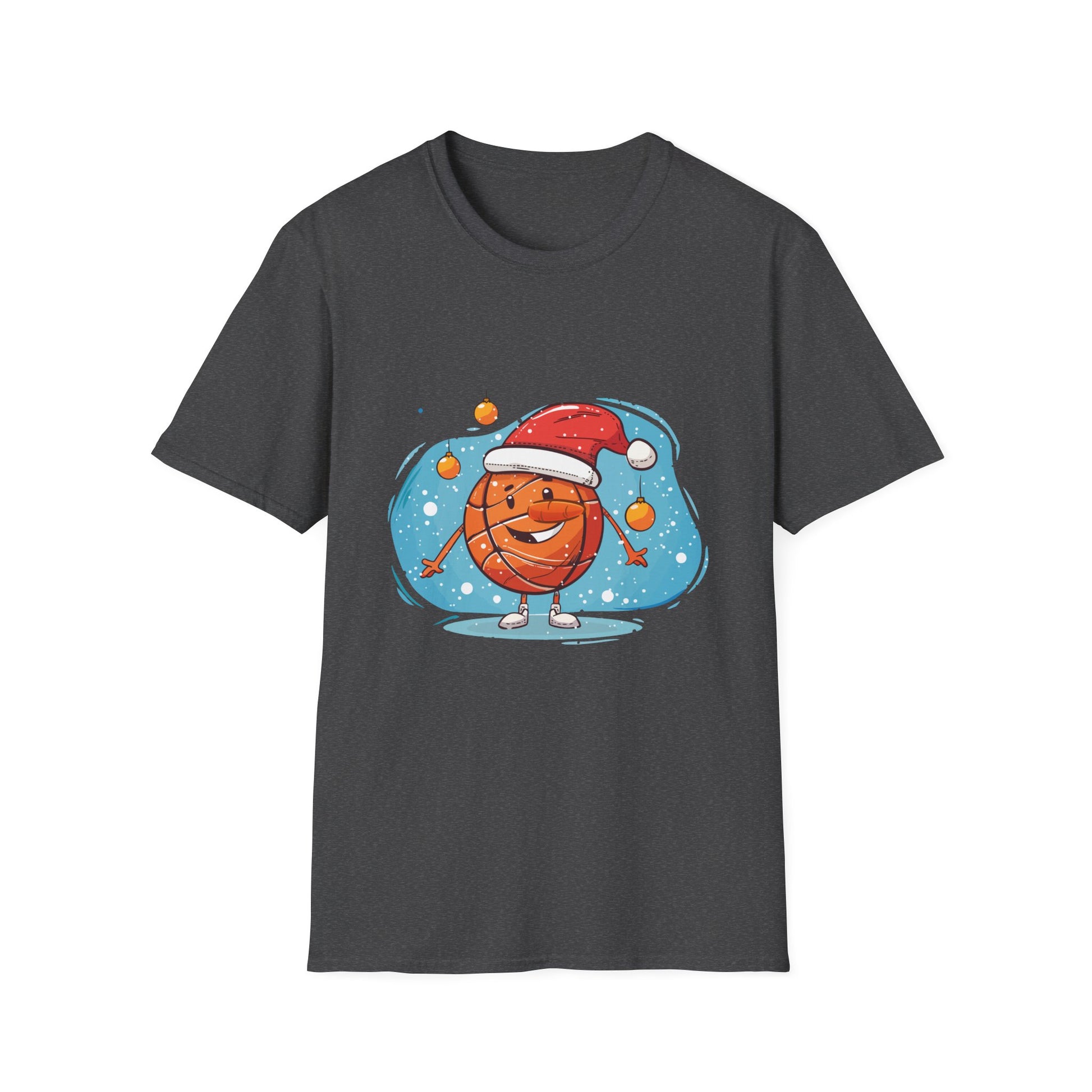 Christmas Basketball Snowman Shirt Basketball Christmas Unisex T-Shirt