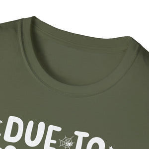 Halloween T-Shirt — “Due to the Economy This Is My Halloween Costume” Funny Ghost Tee