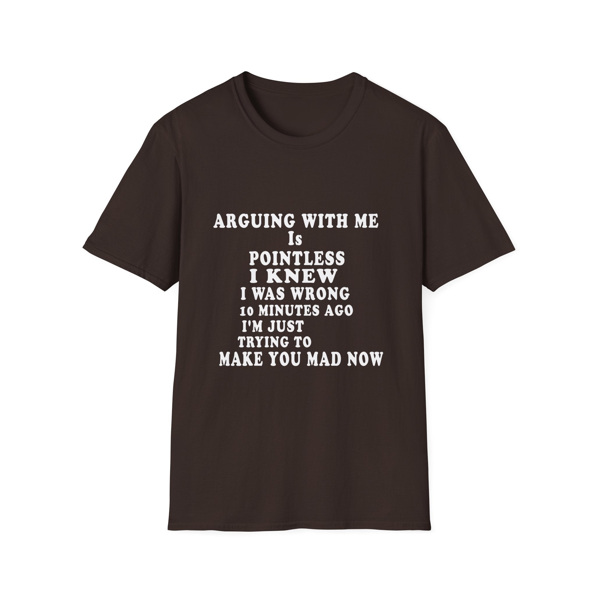 Funny 'Arguing With Me Is Pointless' Graphic T-Shirt