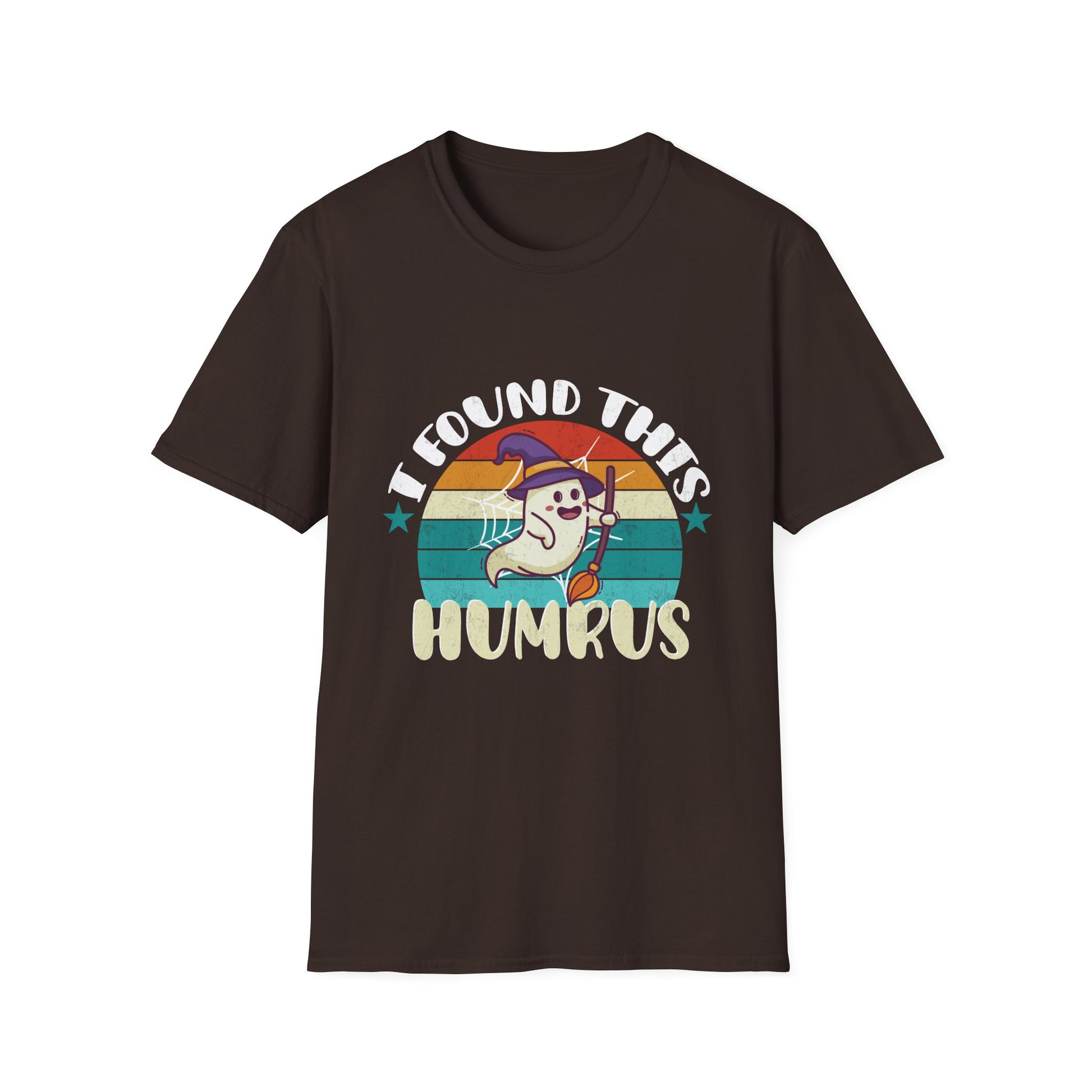 I Found This Humrus T-Shirt — Cute Hummus Ghost Retro Vegan Food Tee