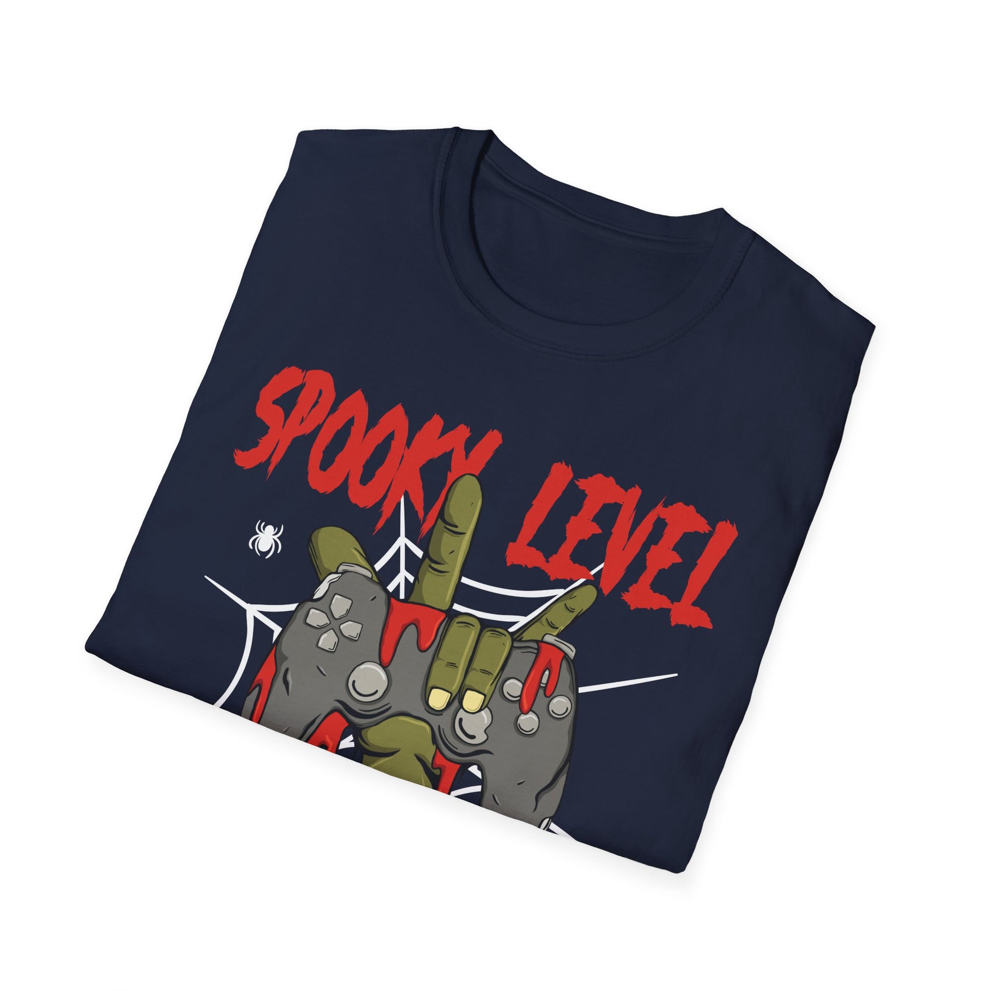 Spook Level Unlocked T-Shirt — Funny Halloween Gamer Tee