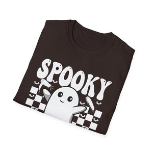 Spooky Hairstylist T-Shirt — Cute Ghost Hairdresser Halloween Tee