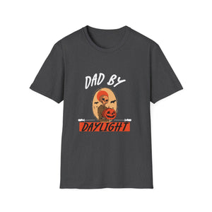 Dad By Daylight Halloween T-Shirt — Retro Horror Skull & Jack-O'-Lantern Tee