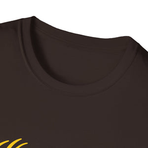 Deer Head Tee — Golden Stag Antlers with Hanging Stars Shirt