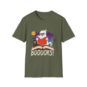 Booooks! Halloween Ghost Reading T-Shirt