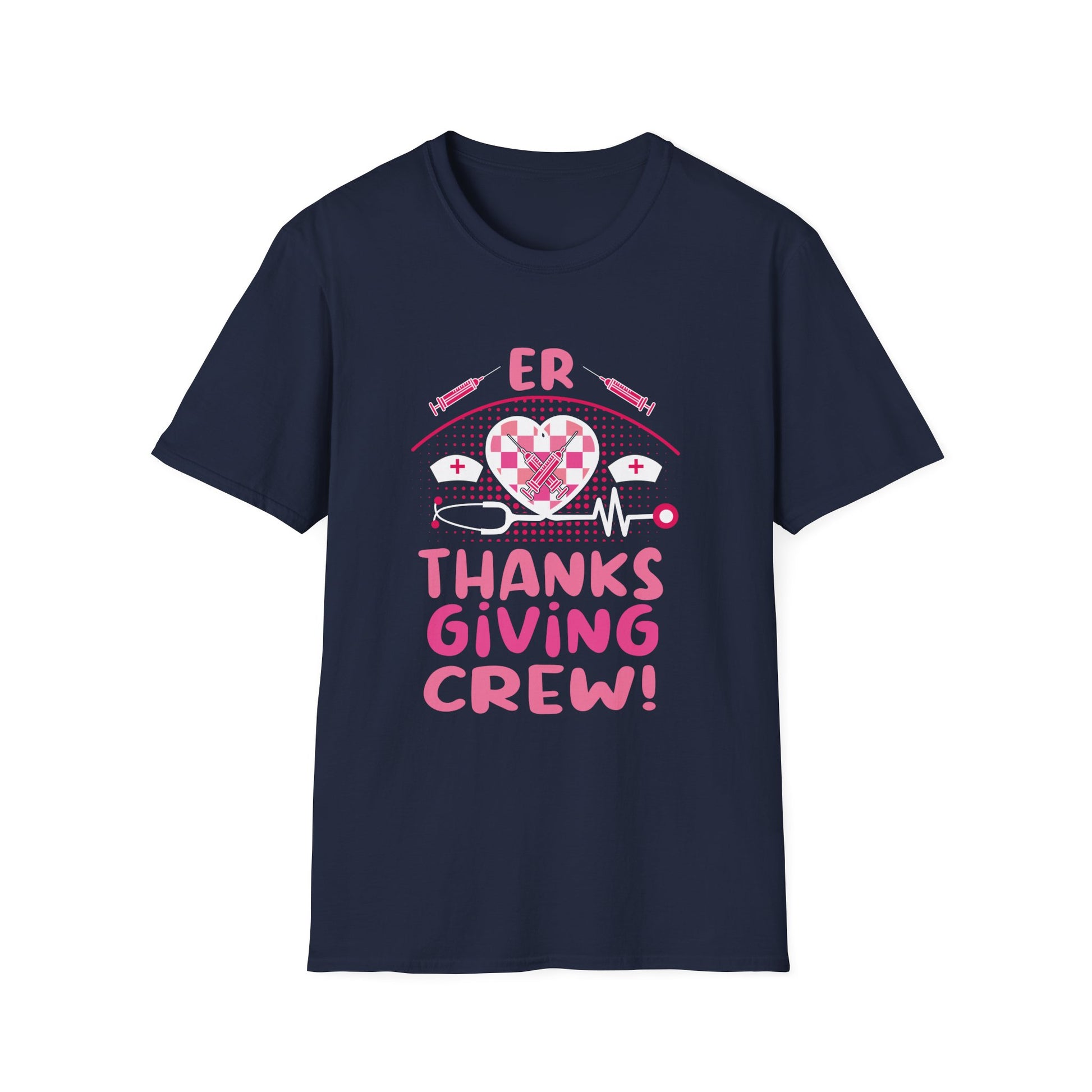 ER Thanksgiving Crew T‑Shirt — Nurses Holiday Medical Team Shirt  Unisex T-Shirt